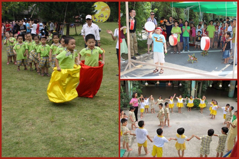 Participating in Folk Games in Mid-Autumn Festival
